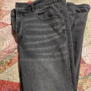LOFT Women's Skinny Jeans in Charcoal Gray